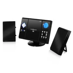 V-12 Stereoanlage MP3-CD-Player USB SD AUX Schwarz -Haushaltsgeräte Store 10006664 yy 0007 titel title 2 micro system player v329