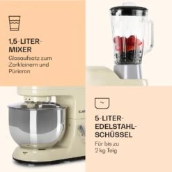 Lucia Küchenmaschine 3-in-1 2000 W / 2,7 PS 5 Ltr Edelstahl BPA-frei 15 Lucia Küchenmaschine 3-in-1 2000 W / 2,7 PS 5 Ltr Edelstahl BPA-frei -Haushaltsgeräte Store 10008235 de 0006 logo