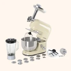 Lucia Küchenmaschine 3-in-1 2000 W / 2,7 PS 5 Ltr Edelstahl BPA-frei 16 Lucia Küchenmaschine 3-in-1 2000 W / 2,7 PS 5 Ltr Edelstahl BPA-frei -Haushaltsgeräte Store 10008235 yy 0007 logo