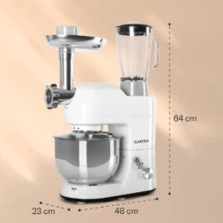 Lucia Küchenmaschine 3-in-1 2000 W / 2,7 PS 5 Ltr Edelstahl BPA-frei -Haushaltsgeräte Store 10008236 yy 0008 logo