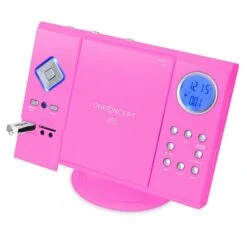 V-12 Stereoanlage USB SD CD MP3 AUX UKW Pink 12 V-12 Stereoanlage USB SD CD MP3 AUX UKW Pink -Haushaltsgeräte Store 10009511 yy 0003 titel usb micro system player v329 neu