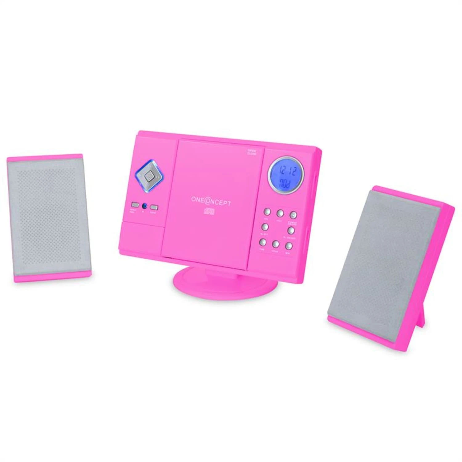 V-12 Stereoanlage USB SD CD MP3 AUX UKW Pink 10 V-12 Stereoanlage USB SD CD MP3 AUX UKW Pink – Bild 8