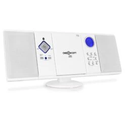 V-12-BT Bluetooth-Stereoanlage USB SD CD MP3 AUX UKW Weiß