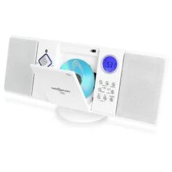 V-12-BT Bluetooth-Stereoanlage USB SD CD MP3 AUX UKW Weiß -Haushaltsgeräte Store 10009513 yy 0004 titel oneconcept v12bt stereoanlage