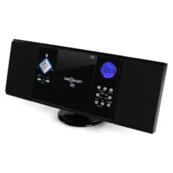 V-12-BT Bluetooth-Stereoanlage USB SD CD MP3 AUX UKW Schwarz -Haushaltsgeräte Store 10009514 yy 0008 titel title2 oneconcept v12bt stereoanlage