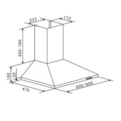 TR60WS Dunstabzugshaube 2x Fettfilter Edelstahl 60 Cm 340 M³/h 14 TR60WS Dunstabzugshaube 2x Fettfilter Edelstahl 60 Cm 340 M³/h -Haushaltsgeräte Store 10011485 yy 0008 logo Klarstein TR60WS Dunstabzugshaube 2x Filter