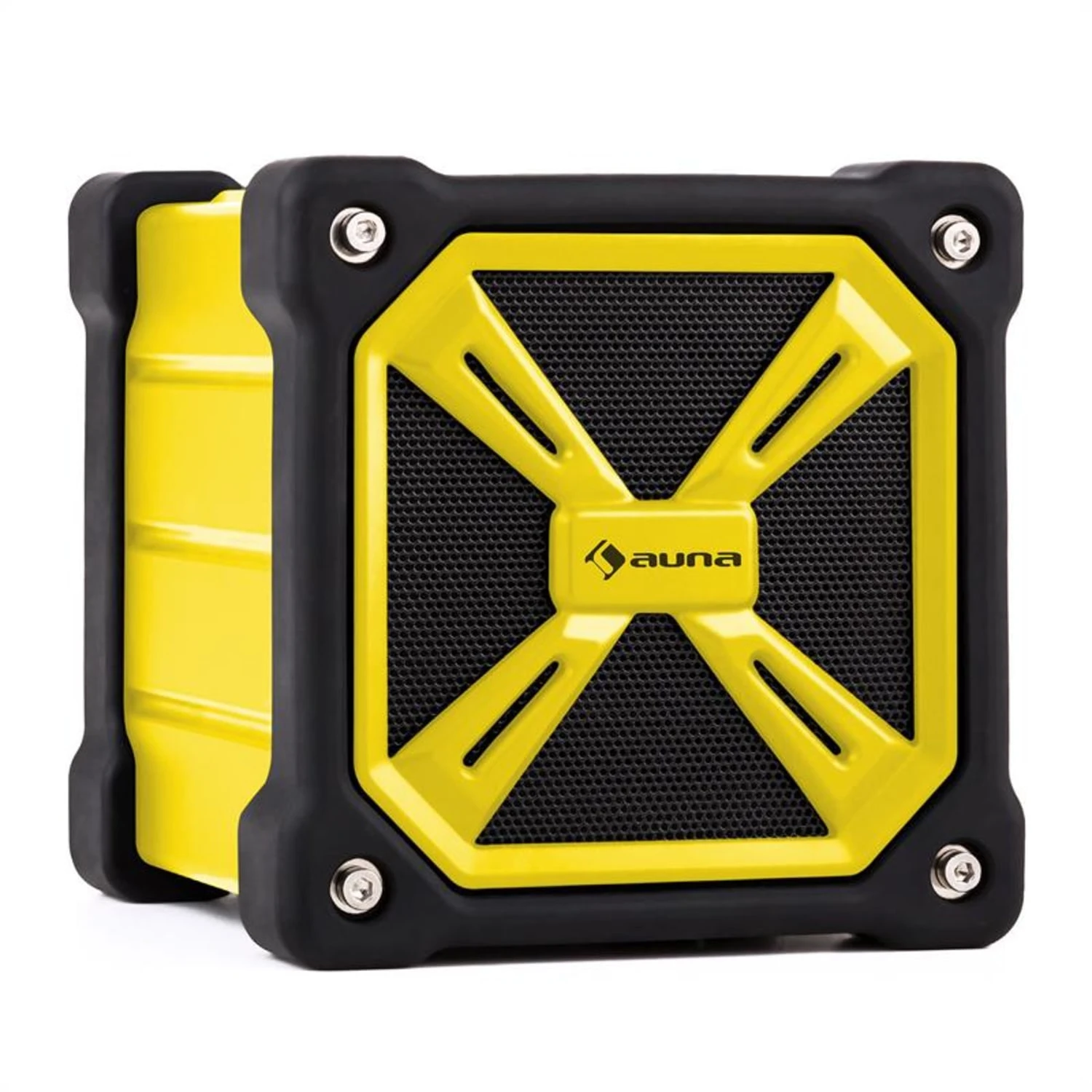 TRK-861 Bluetooth-Lautsprecher Mobil Akku Outdoor Gelb 4 TRK-861 Bluetooth-Lautsprecher Mobil Akku Outdoor Gelb – Bild 2