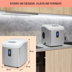 Mr. Silver-Frost Eismaschine 150W Edelstahl Weiß 15kg -Haushaltsgeräte Store 10020110 de 0006 usp