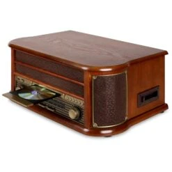 Belle Epoque 1908 Retro-Stereoanlage Bluetooth USB CD MP3 -Haushaltsgeräte Store 10021696 yy 0003 titel Auna Belle Epoque 1908 Retro Stereoanlage