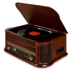 Belle Epoque 1908 Retro-Stereoanlage Bluetooth USB CD MP3 -Haushaltsgeräte Store 10021696 yy 0007 titel Auna Belle Epoque 1908 Retro Stereoanlage