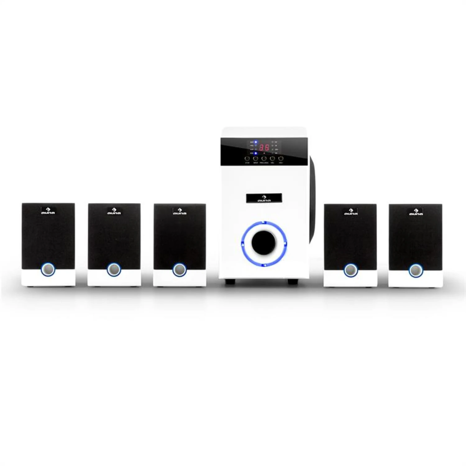 MM-5.1-JW 5.1 Surround Lautsprecher Set Aktiv 95W RMS Fernbedienung 5 MM-5.1-JW 5.1 Surround Lautsprecher Set Aktiv 95W RMS Fernbedienung – Bild 3