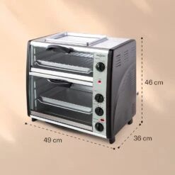 All-You-Can-Eat Doppel-Backofen Grillplatte 42 Liter 2350 Watt 11 All-You-Can-Eat Doppel-Backofen Grillplatte 42 Liter 2350 Watt -Haushaltsgeräte Store 10026452 yy 0005 logo