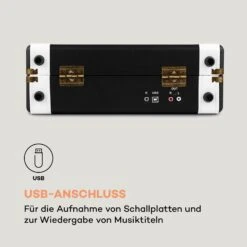 Jerry Lee Retro-Plattenspieler LP USB Schwarz-weiß -Haushaltsgeräte Store 10027041 de 0003 logo