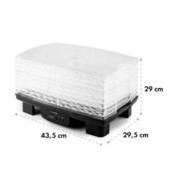 Bananarama Dörrautomat Schwarz 550W Trockner Dehydrator 6 Etagen -Haushaltsgeräte Store 10027831 yy 0009 detail Klarstein Bananarama Doerrautomat schwarz reedit