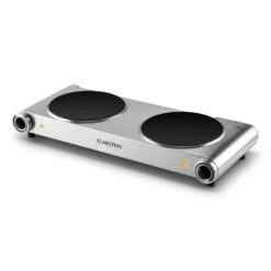 Captain Cook² Doppel-Kochplatte Infrarot 2400W Edelstahl -Haushaltsgeräte Store 10027875 yy 0006 titel Klarstein Captain Cook Doppel Kochplatte