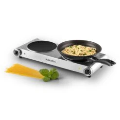 Captain Cook² Doppel-Kochplatte Infrarot 2400W Edelstahl -Haushaltsgeräte Store 10027875 yy 0007 titel Klarstein Captain Cook Doppel Kochplatte