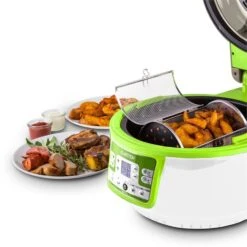 VitAir Turbo Heißluftfritteuse Grün-weiß 1400W Grillen Backen 9l -Haushaltsgeräte Store 10028288 yy 0010 ambient klarstein vitair heissluft frieteuse