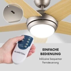 Bolero 2-in-1-Deckenventilator Leuchte 55W 10212m³/h Fernbedienung 12 Bolero 2-in-1-Deckenventilator Leuchte 55W 10212m³/h Fernbedienung -Haushaltsgeräte Store 10028291 de 0003 logo