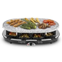 Steaklette Raclettegrill 1500 W Granit-Natursteinplatte 8 Personen 11 Steaklette Raclettegrill 1500 W Granit-Natursteinplatte 8 Personen -Haushaltsgeräte Store 10028449 yy 0003 titel Klarstein Steaklette Raclette Natursteingrill