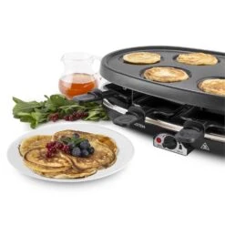 All-U-Can-Grill Raclette 4-in-1 Pancake Crêpes Steinplatte 8 Personen -Haushaltsgeräte Store 10028450 yy 0009 titel Klarstein All U Can Grill Raclettegrill 4in1