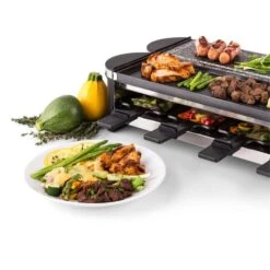 Tenderloin 50/50 Raclette-Grill 1200W 8 Personen Naturstein & Grill 12 Tenderloin 50/50 Raclette-Grill 1200W 8 Personen Naturstein & Grill -Haushaltsgeräte Store 10028578 yy 0006 logo 06 Klarstein Tenderloin Raclette Grill
