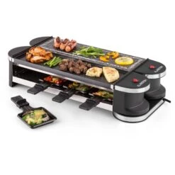 Tenderloin 50/50 Raclette-Grill 1200W 8 Personen Naturstein & Grill 13 Tenderloin 50/50 Raclette-Grill 1200W 8 Personen Naturstein & Grill -Haushaltsgeräte Store 10028578 yy 0007 logo 07 Klarstein Tenderloin Raclette Grill