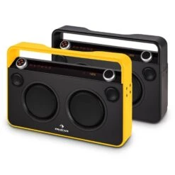 Bebop Ghettoblaster USB Bluetooth AUX MIC Akku Gelb -Haushaltsgeräte Store 10028660 yy 0002 variant reedit