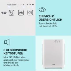 Vita Pure 2G 5-in-1 Luftreiniger HEPA-13 50 M² 30 Db 55 W UV-C Touch 12 Vita Pure 2G 5-in-1 Luftreiniger HEPA-13 50 M² 30 Db 55 W UV-C Touch -Haushaltsgeräte Store 10028709 de 0005 logo