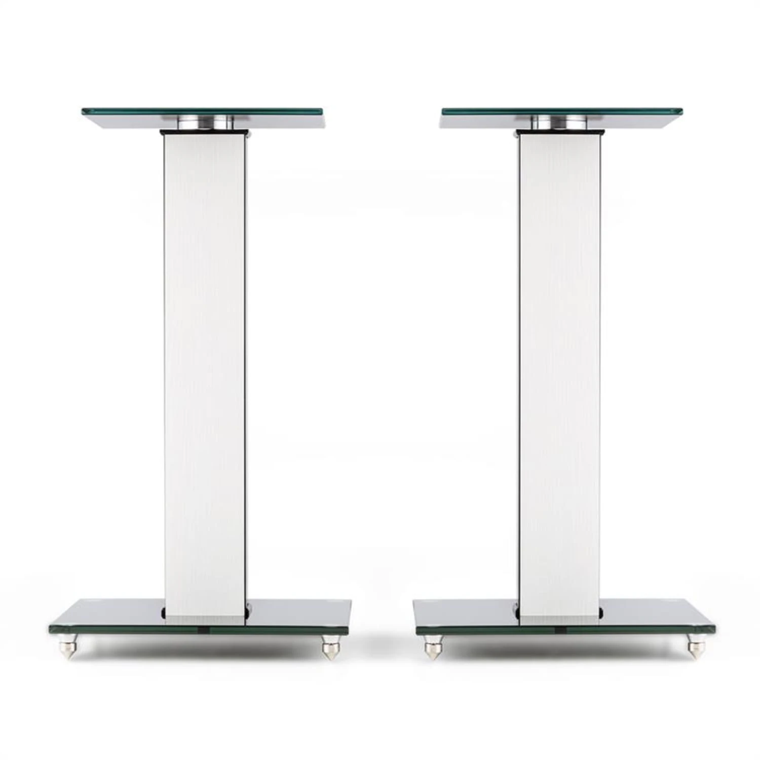 BS-03S-WHOA Boxen-Ständer Paar Aluminium Glas MDF Kabelkanal Eiche-Optik 4 BS-03S-WHOA Boxen-Ständer Paar Aluminium Glas MDF Kabelkanal Eiche-Optik – Bild 2