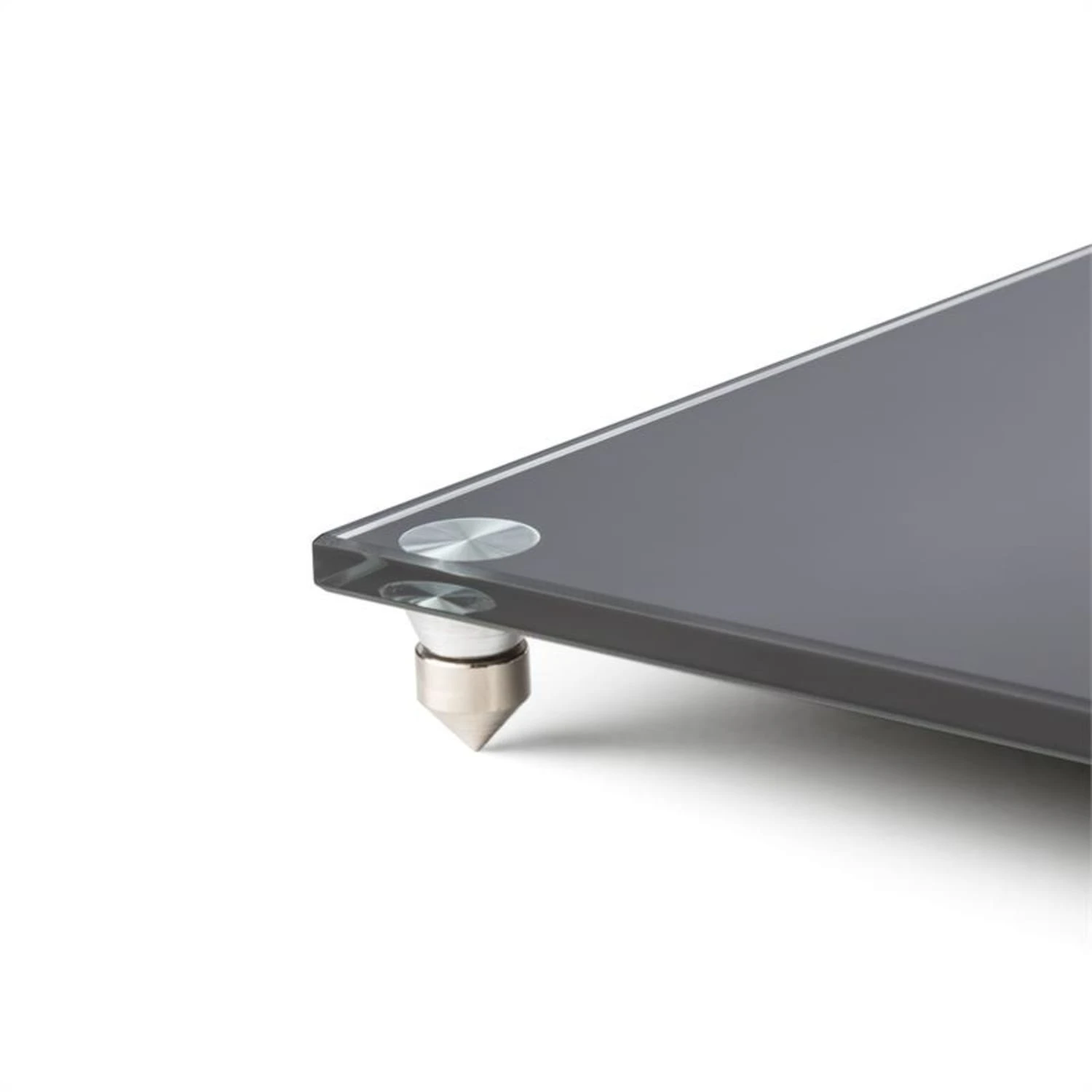 BS-03S-WHOA Boxen-Ständer Paar Aluminium Glas MDF Kabelkanal Eiche-Optik 6 BS-03S-WHOA Boxen-Ständer Paar Aluminium Glas MDF Kabelkanal Eiche-Optik – Bild 4