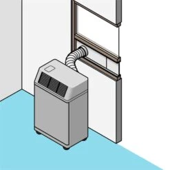 Fensterabdichtung Pure Blizzard Klimageräte Variable Länge 67 - 131 Cm -Haushaltsgeräte Store 10029318 yy 0007 ambient Klarstein Fensterabdichtung Schiebefenster