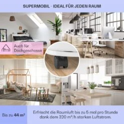 New Breeze 9 Mobile Klimaanlage 4-in-1 9.000 BTU / 2,6 KW Mobil Timer -Haushaltsgeräte Store 10029704 de 0005 usp