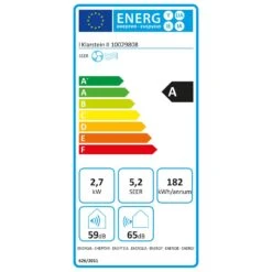 Frostik Fenster-Klimagerät 9.000 BTU/2,7 KW EEC A Fernbedienung -Haushaltsgeräte Store 10029808 energy label