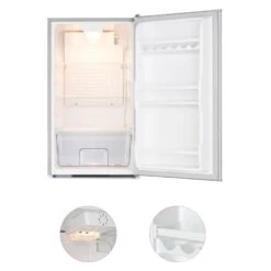 Beerkeeper Kühlschrank 92 Liter 7-Stufen-Thermostat 60 Watt -Haushaltsgeräte Store 10030284 yy 0003 detail Klarstein Beerkeeper Kuehlschrank silber reedit