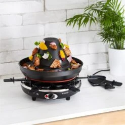 Taste Volcano Tartarengrill Raclettegrill 1500 W 6 Personen Schwarz 9 Taste Volcano Tartarengrill Raclettegrill 1500 W 6 Personen Schwarz -Haushaltsgeräte Store 10030307 yy 0002 ambient Klarstein Tataren Grill Raclette Grill