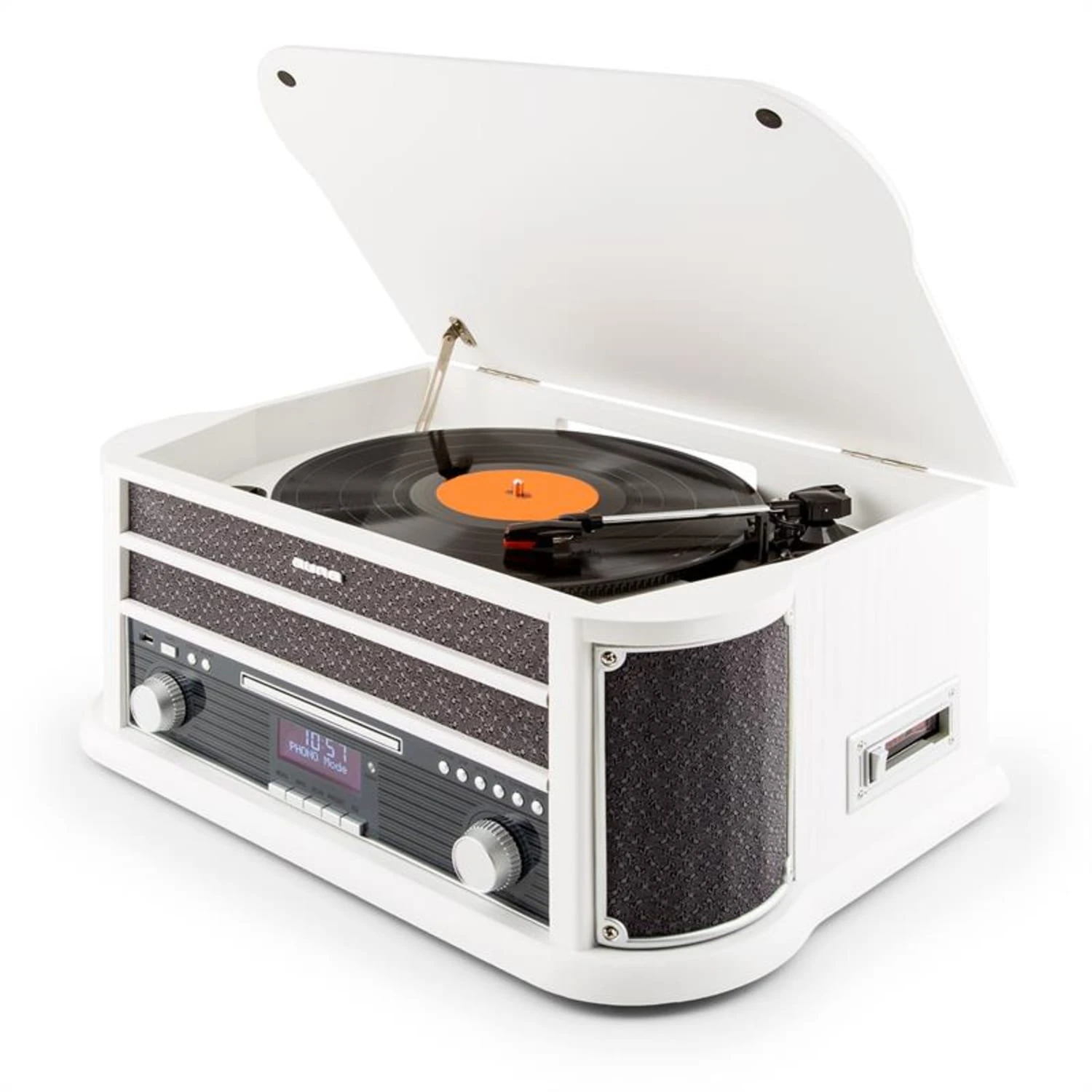 Belle Epoque 1908 DAB Retro-Stereoanlage Plattenspieler DAB+ Bluetooth – Bild 7