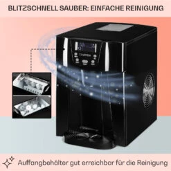 Ice Volcano 2G Eismaschine LED 12kg Je 24h 2l 6-12min Schwarz 15 Ice Volcano 2G Eismaschine LED 12kg Je 24h 2l 6-12min Schwarz -Haushaltsgeräte Store 10030844 DE 0005 usp