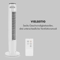 Empire State Turmventilator 37 W Luftdurchsatz: 2200 M³/h Oszillation -Haushaltsgeräte Store 10030980 de 0004 logo