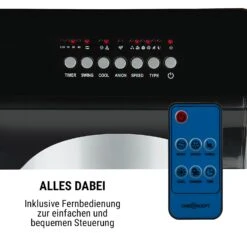 Kingcool 4-in-1 Luftkühler 2340 M³/h 95 W 8 Liter Mobil Fernbedienung -Haushaltsgeräte Store 10031341 de 0005 usp