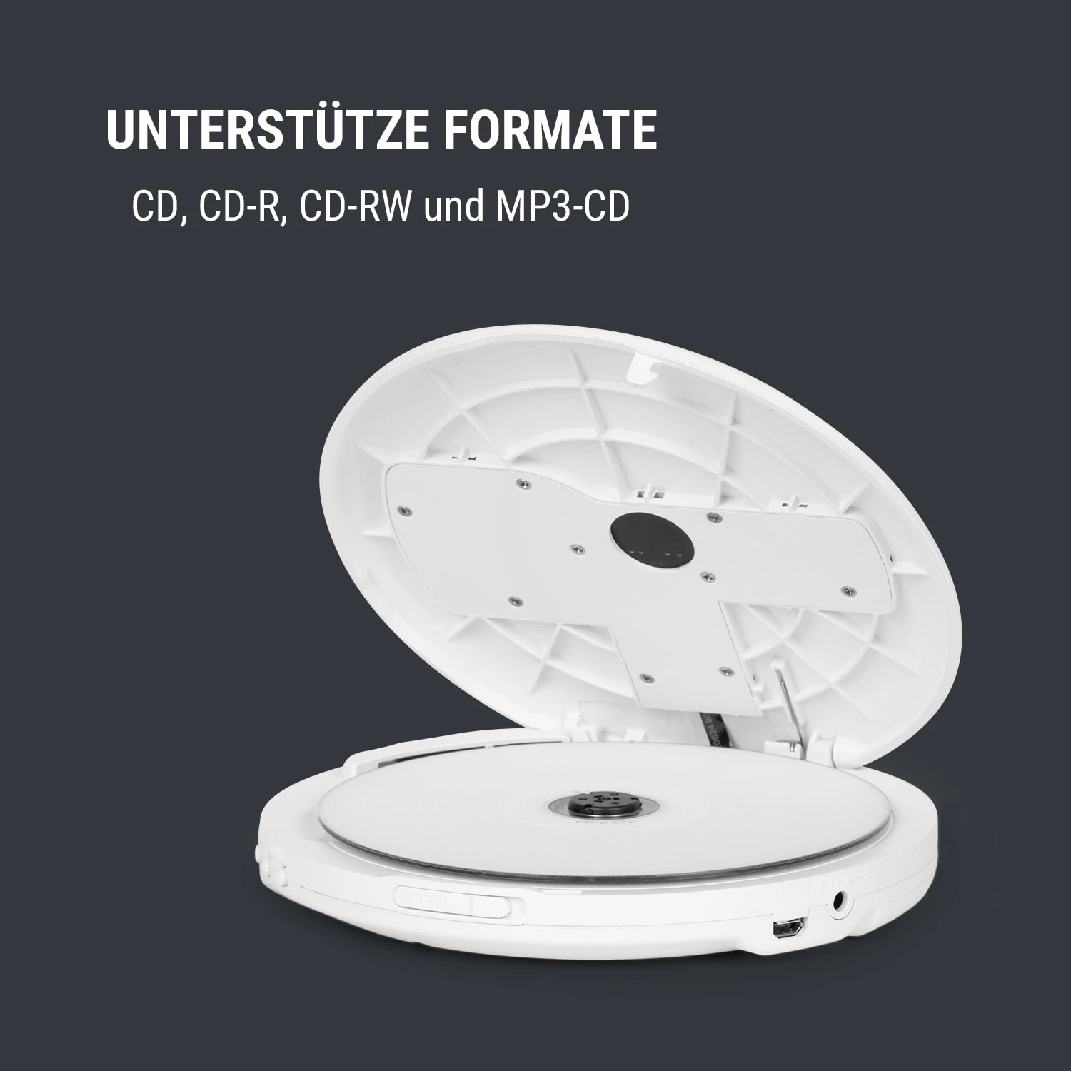 CDC 100 MP3 Discman CD-Player CD-R/-RW/-MP3 Antishock ESP Micro-USB 6 CDC 100 MP3 Discman CD-Player CD-R/-RW/-MP3 Antishock ESP Micro-USB – Bild 4