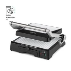 Burgermeister 3-in-1 Kontaktgrill Tischgrill Paninimaker 2000W -Haushaltsgeräte Store 10031664 yy 0007 logo Klarstein Burgermeister 3in1 Kontaktgrill