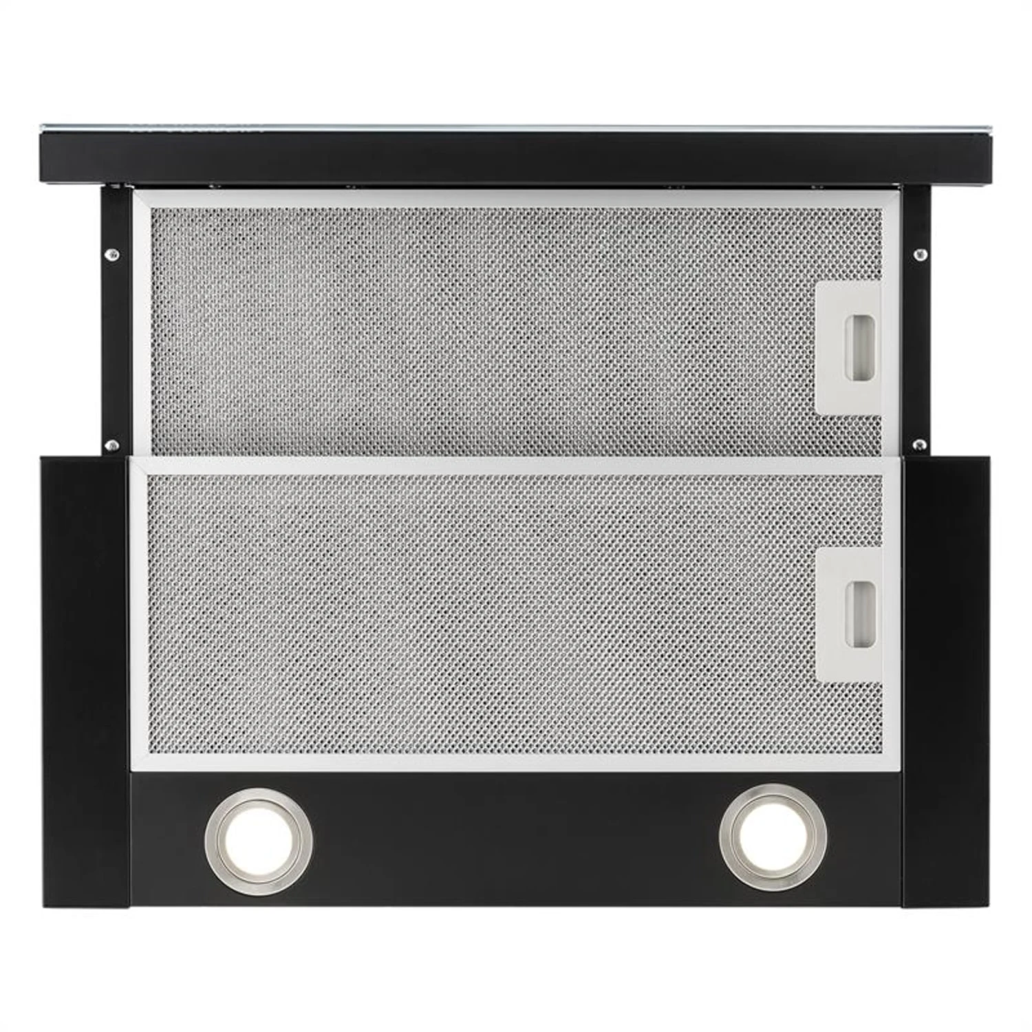 Vinea Unterbau-Dunstabzugshaube Flachschirmhaube 60cm Schwarz 5 Vinea Unterbau-Dunstabzugshaube Flachschirmhaube 60cm Schwarz – Bild 3