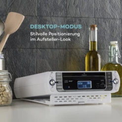 KR-400 CD Küchenradio, DAB+/PLL FM, CD/Mp3-Player Silber -Haushaltsgeräte Store 10031880 de 0003 logo