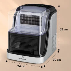 Kristall Eiswürfelmaschine Kristalleis 2 Größen 2,5l Wassertank -Haushaltsgeräte Store 10031891 yy 0011 dimensions