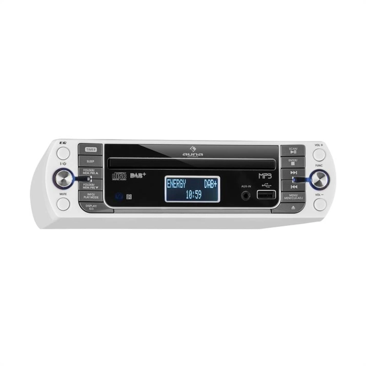 KR-400 CD Küchenradio, DAB+/PLL FM, CD/Mp3-Player Weiss