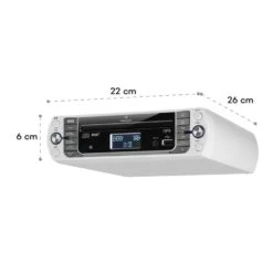 KR-400 CD Küchenradio, DAB+/PLL FM, CD/Mp3-Player Weiss -Haushaltsgeräte Store 10031894 yy 0011 logo auna KR 400 CD Kuechenradio DAB CD Mp3 weiss