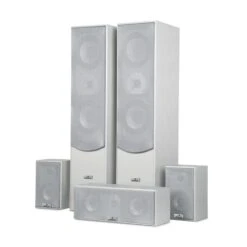 Surround Lautsprecher Boxen Set Heimkino 335W RMS Silber -Haushaltsgeräte Store 10031922 yy 0005 titel auna Surround Lautsprecher Boxen Set Heimkino