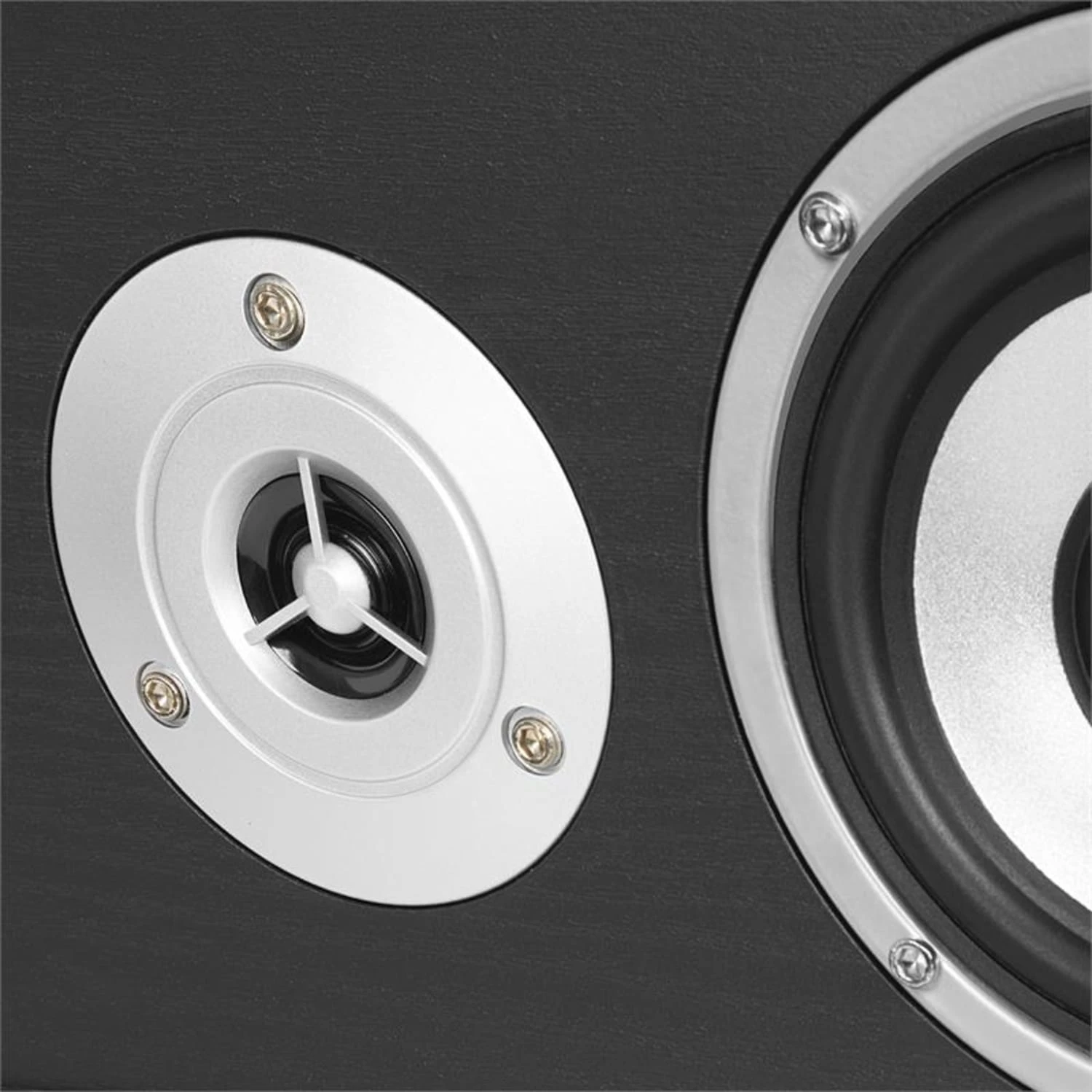Surround Lautsprecher Boxen Set Heimkino 335W RMS Schwarz 6 Surround Lautsprecher Boxen Set Heimkino 335W RMS Schwarz – Bild 4