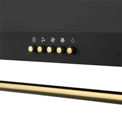 Montblanc 60 Dunstabzugshaube 610m³/h 165W 2x1,5W LED Reling -Haushaltsgeräte Store 10031992 YY 0006 detail Klarstein Montblanc 60 Dunstabzugshaube schwarz