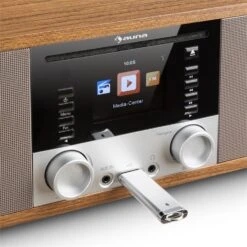 IR-190 Internetradio CD-Player WiFi UPnP USB Fernbedienung -Haushaltsgeräte Store 10032013 yy 0008 detail auna IR 190WD Internetradio